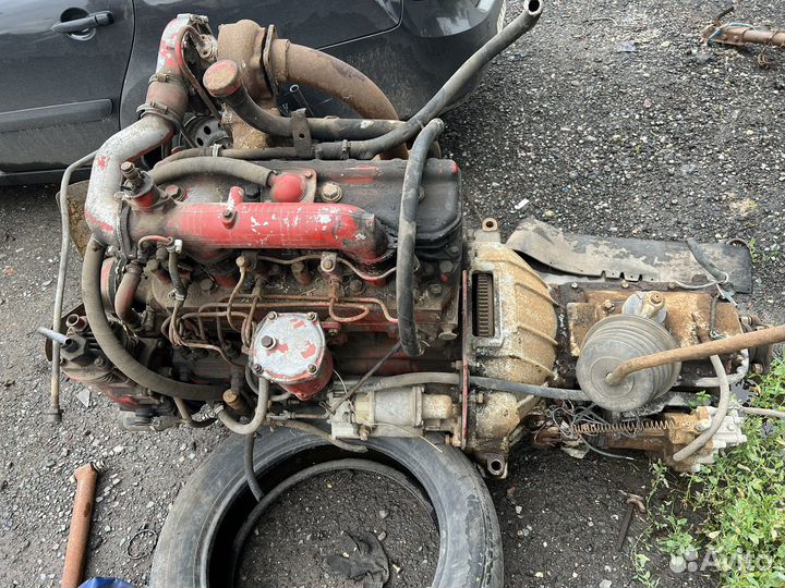 Двигатель с коробкой ЗИЛ
