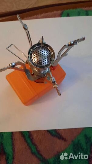 Туристическая газовая горелка резьбовая