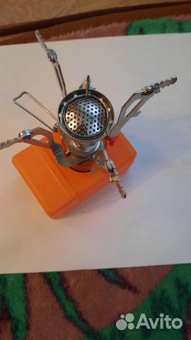 Туристическая газовая горелка резьбовая