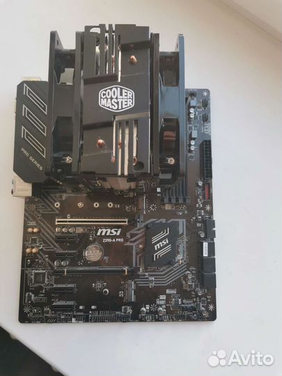 Материнская плата MSI Z390-A Pro + Intel i5 9600K