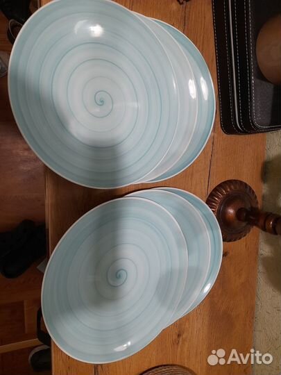 Набор фарфоровых тарелок Беларусь новый