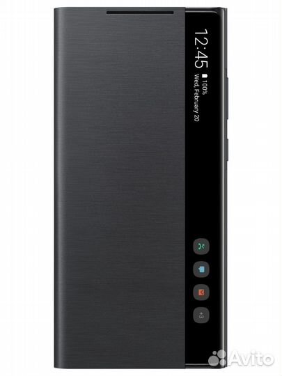 Чехол книжка Samsung note 20 ultra clear view