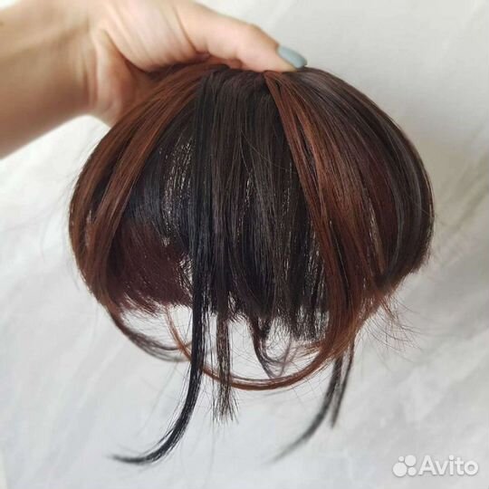 Накладная челка новая