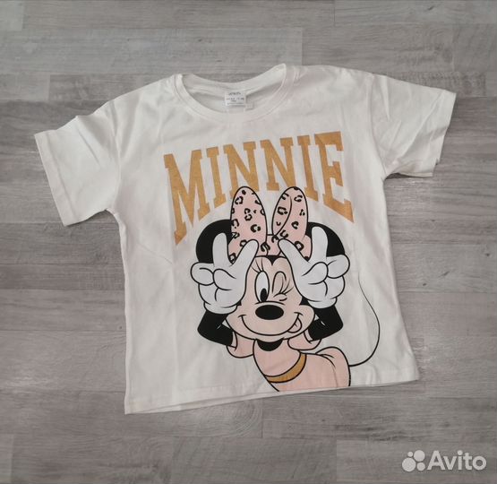 Футболка c&a H&M zara Турция маус минни единорог