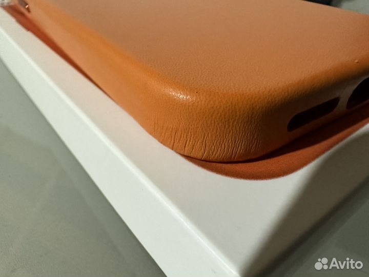 Оригинальный apple leather case iPhone 14 pro max