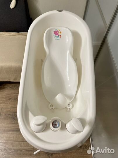 Ванночка Bebejou,горки и круг для купания