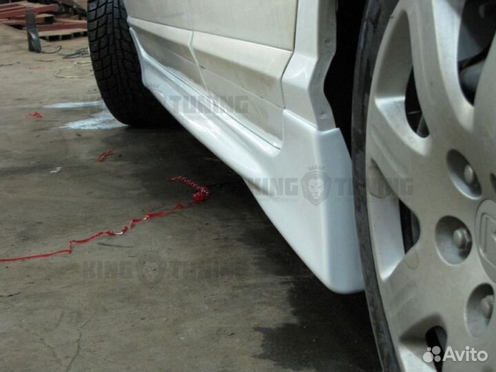 Пороги Honda Civic 8 Mugen (абс пластик)