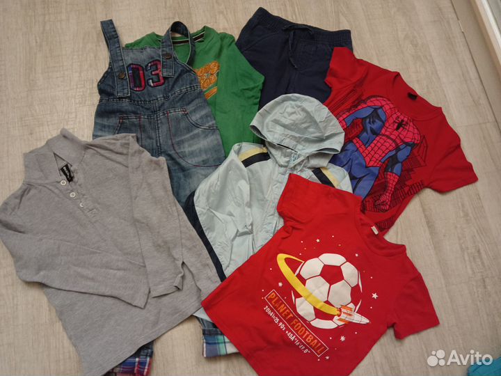 Вещи пакетом для мальчика 104 110