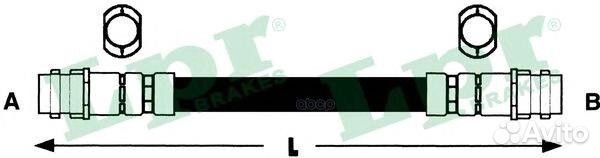 Тормозной шланг 6T46735 Lpr