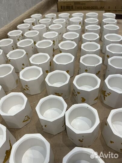 Подсвечник гипсовый