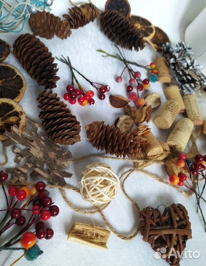 Новогодний рождественский венок создание игрушки