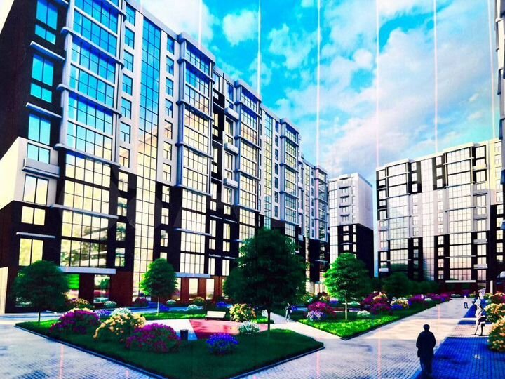 1-к. квартира, 52,8 м², 3/12 эт.