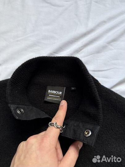 Свитер зип Barbour international оригинал