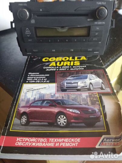 Штатная магнитола Toyota Corolla 150