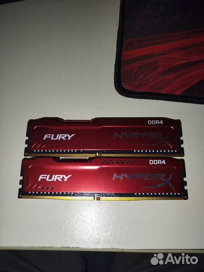 Оперативная память DDR4 16гб hyperx fury