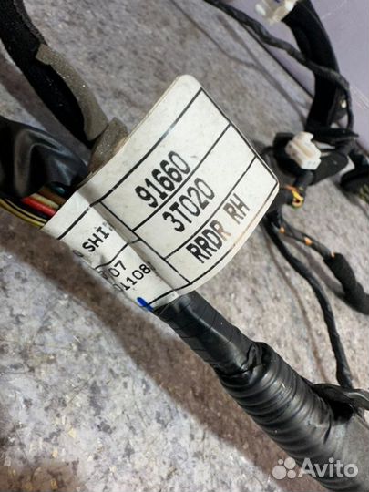 Проводка двери задняя правая Kia Quoris 1 3.8 G6DD