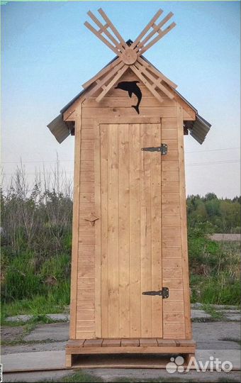 Дачный туалет деревянный Т757