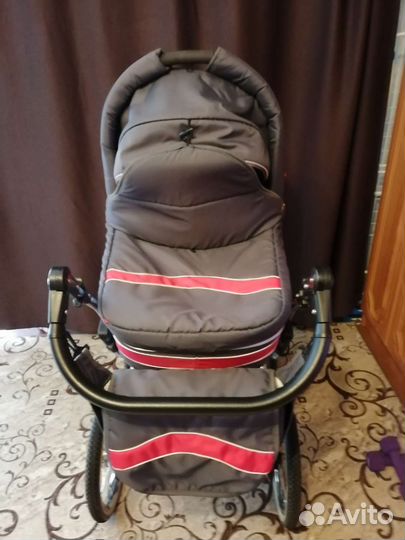 Коляска 2 в 1 Abdor Marsel Classic Grey