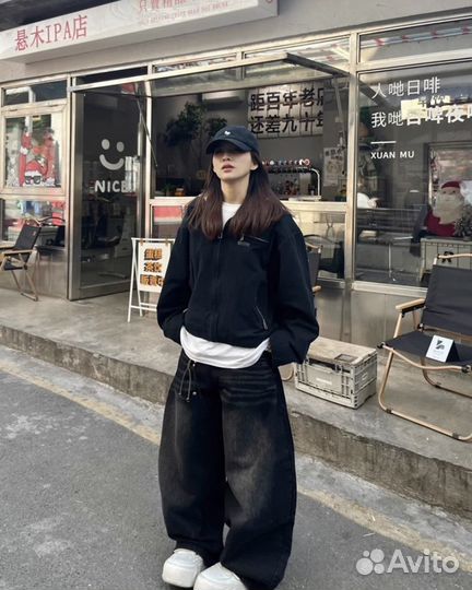 Джинсы широкие sk8 y2k