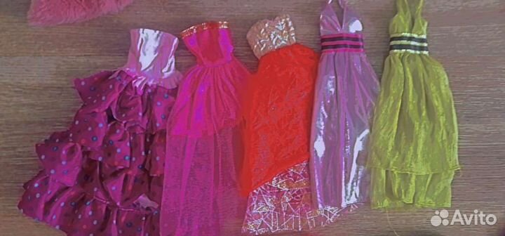 Одежда и обувь кукол барби и винкс,шарнирные тела