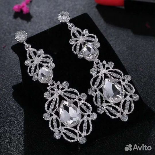 Серьги свадебные, вечерние. Новые, выбор