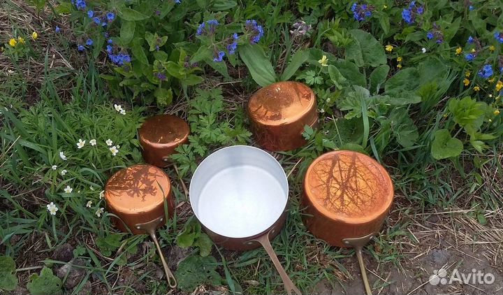 Медные ковши из Франции