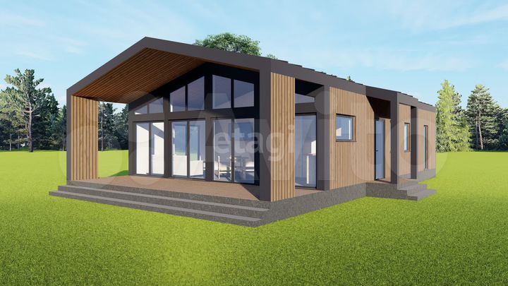 Дом 113 м² на участке 9,1 сот.