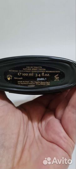 Trussardi black extreme