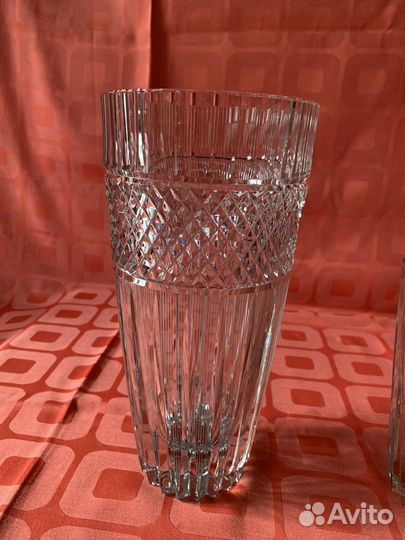 Хрустальная ваза для цветов СССР