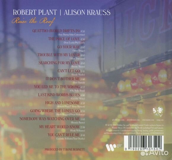 Robert Plant & Alison Krauss - Raise The Roof (Deluxe Edition) (1 CD)