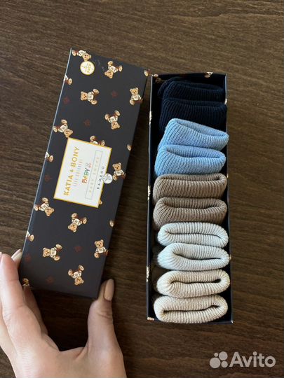 Набор носочков для новорожденных 0-3 месяца