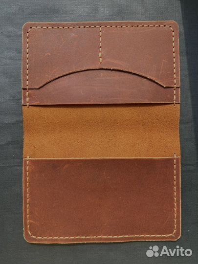 Обложка на паспорт натуральная кожа