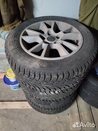 Литые диски r 15 и резина 195/65/15