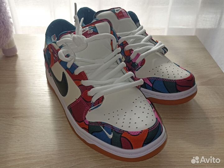 Кроссоки Nike Parra X Dunk Low Pro SB Abstract Art