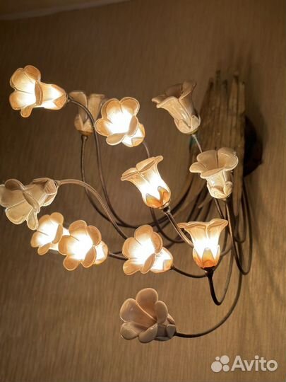 Люстра настенная,Италия,в идеальном состоянии