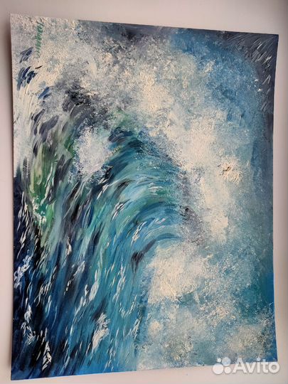 Картина бушующее море