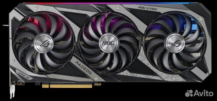 Б/у Видеокарта Radeon RX 6750 XT 12Гб asus ROG Str