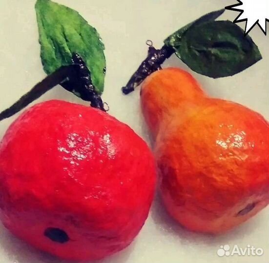 Ватные елочные игрушки