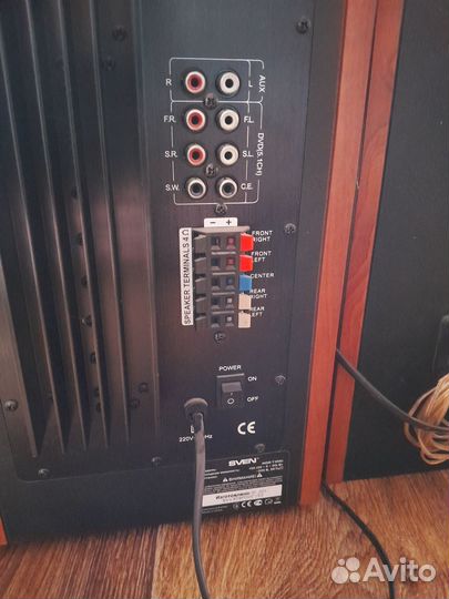 Сабвуфер 5.1 sven T100U