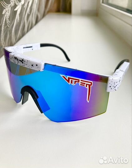 Очки Pit Viper зеркальные белые солнцезащитные