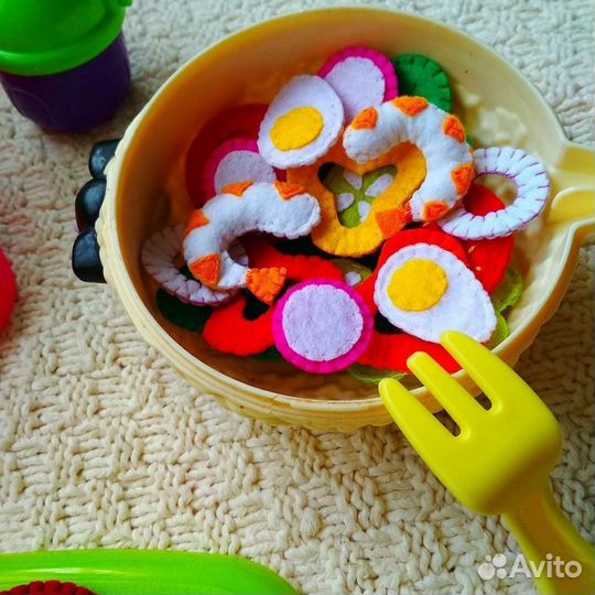 Еда из фетра