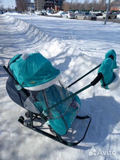 Санки коляска ника 7 2