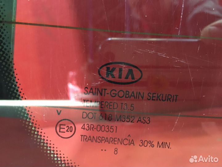 Стекло двери багажника Kia Ceed универсал G4FC