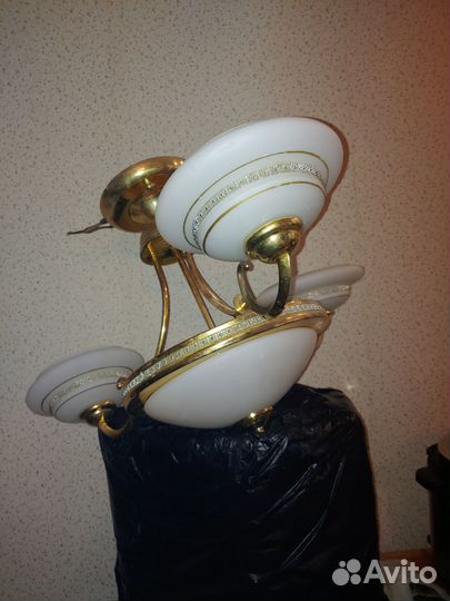 Люстра потолочная подвесная бу