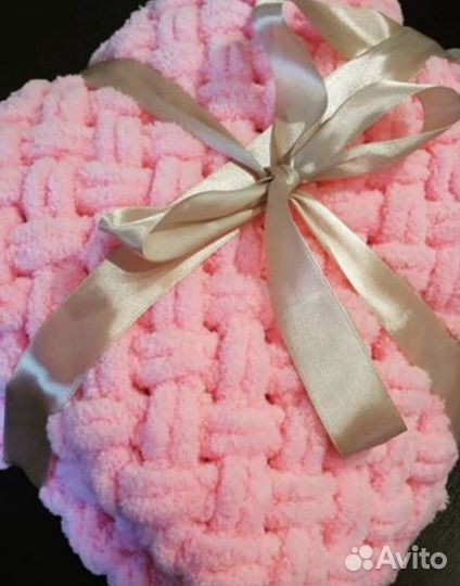 Плюшевый плед/ ручная работа/ плед детский/ Alise