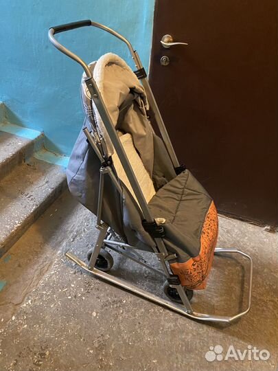 Детские санки коляска