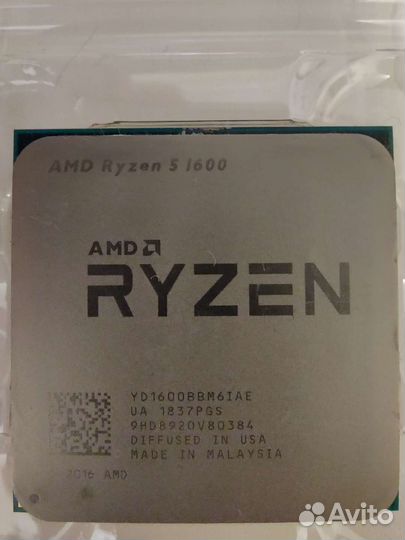 Процессор amd ryzen 5 1600