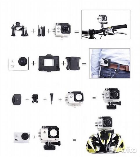 Экшн камера 4К sports ultra HD DV sports