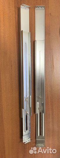 Салазки (рельсы, крепление) 1U в стойку 19