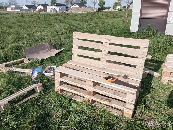 Скамейка садовая деревянная